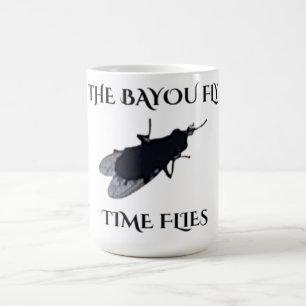 The Original Bayou Fly Time Flies Coffee Mug