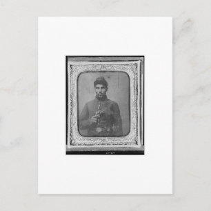 The Original Black American Soldier Postcard