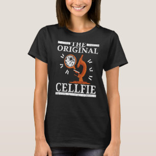 The Original Cellfie Biologist Science Teacher Bio T-Shirt