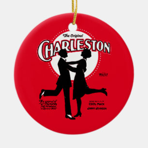 The Original Charleston Dance Sheet Music 1923 Ceramic Tree Decoration