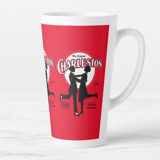 The Original Charleston Dance Sheet Music 1923 Latte Mug (Right)