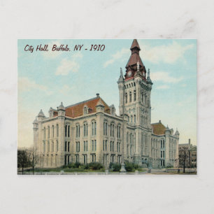 The Original City Hall in Buffalo Postcard