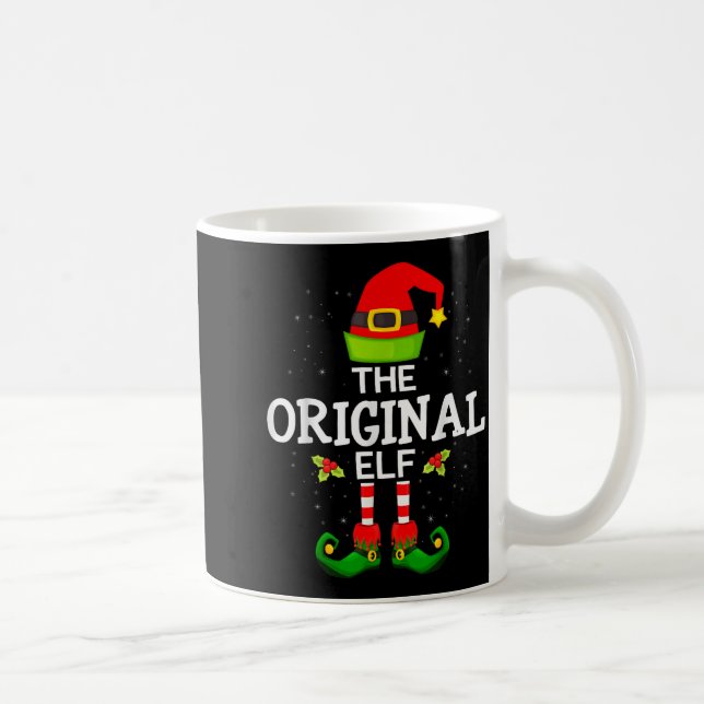 The Original Elf Christmas Family Matching Pajama  Coffee Mug (Right)