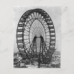 The Original Ferris Wheel At the Columbia Expositi Postcard