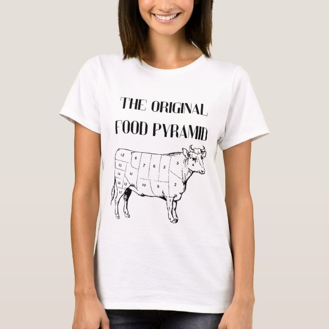 The Original Food Pyramid T-Shirt (Front)