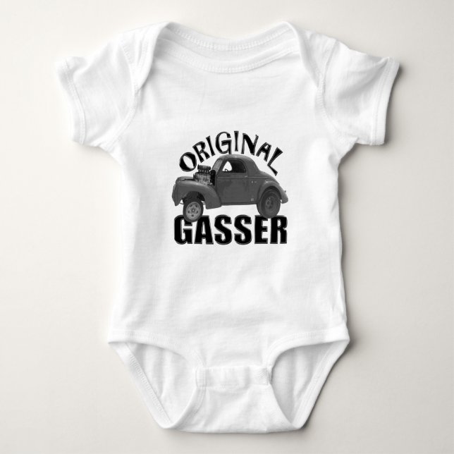 the original gasser baby bodysuit (Front)