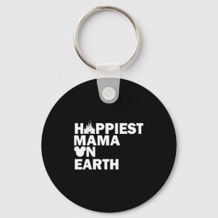 The Original Hapest Mama On Earth Premium Tri-blen Key Ring