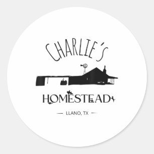 The Original Homestead  Classic Round Sticker