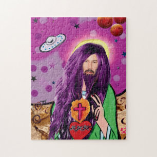 The Original "Keanu Jesus" by Cats-a-Tonic Jigsaw Puzzle