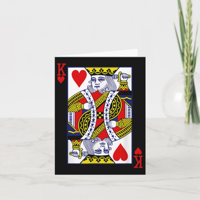 The Original King Of Hearts (suicide King) _2  Card (Front)