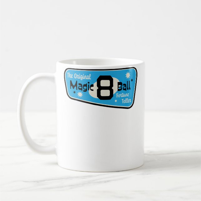 The Original Magic 8 Ball Fortune Teller Coffee Mug (Left)