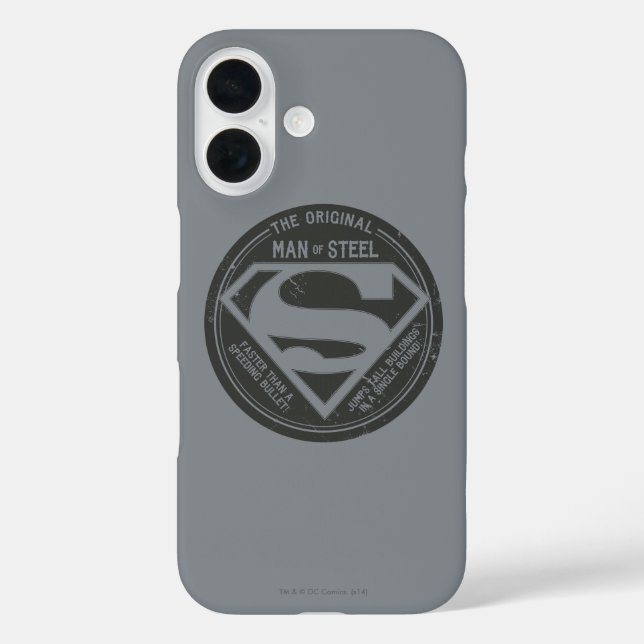 The Original Man of Steel Case-Mate iPhone Case (Back)