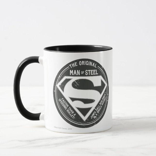 The Original Man of Steel Mug (Left)