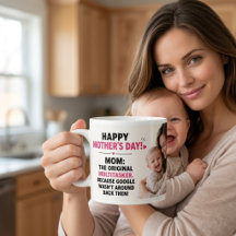 The Original Multitasker,Custom Photo Mug for Mum
