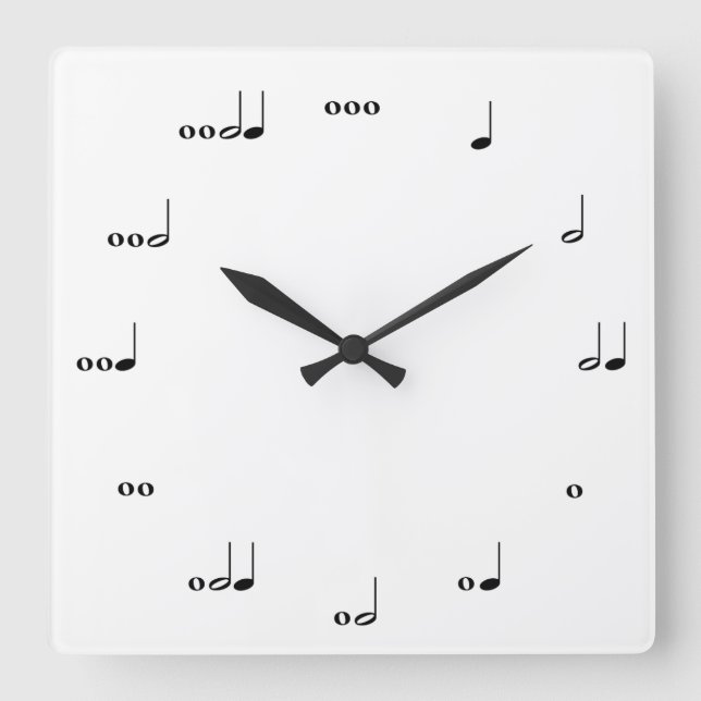 The Original Music Note Clock (Front)