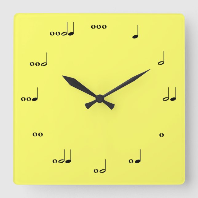 The Original Music Note Clock (Front)