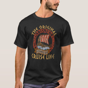 The Original Norwegian Cruise Line Viking Boat Dra T-Shirt