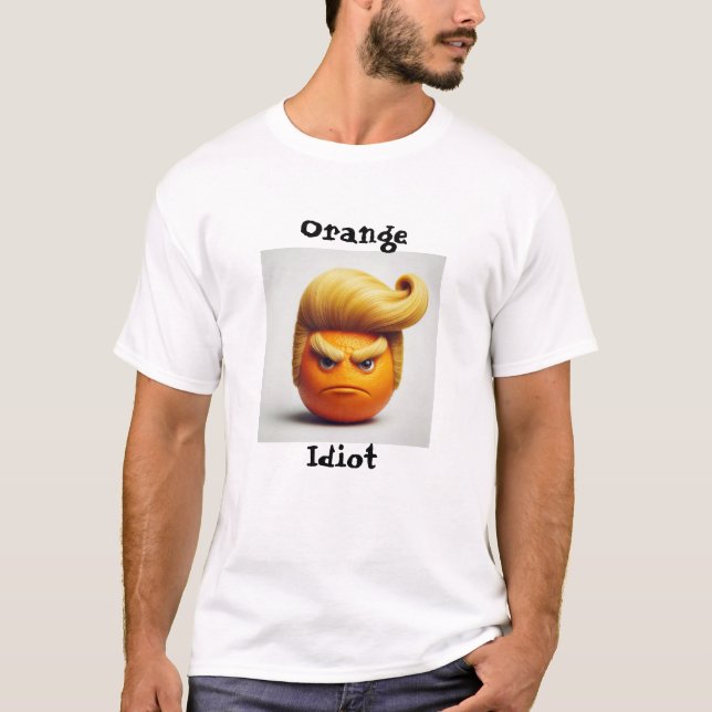 The Original Orange Idiot T-Shirt (Front)