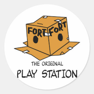 The Original Play Station Classic Round Sticker