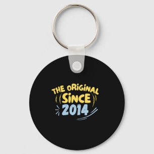 The Original Since 2014 Sticker Key Ring