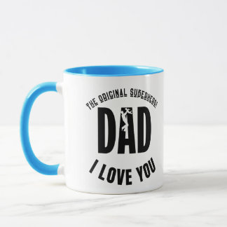 The Original Superhero: I Love Dad Mug