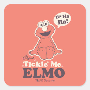 The Original Tickle Me Elmo Square Sticker
