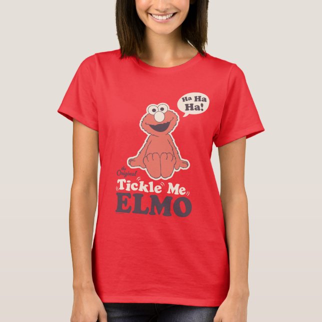 The Original Tickle Me Elmo T-Shirt (Front)