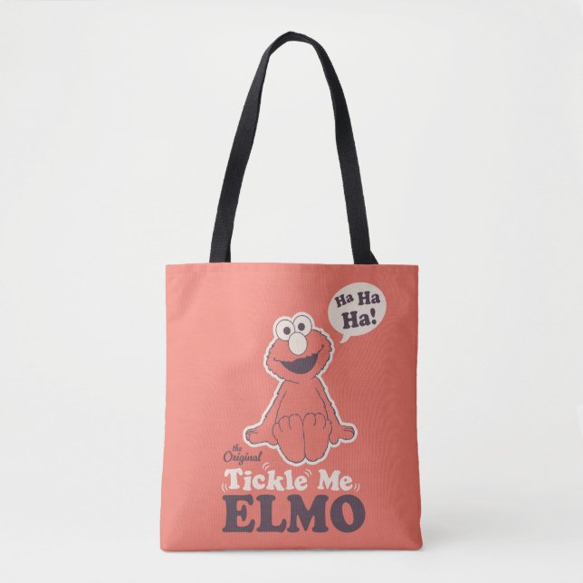 The Original Tickle Me Elmo Tote Bag (Front)