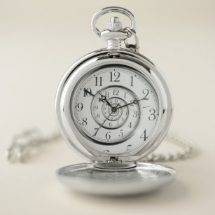 The Original Time Abstract Clock Pocket Watch