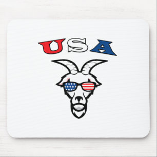 The Original Usa The Goat Mouse Mat
