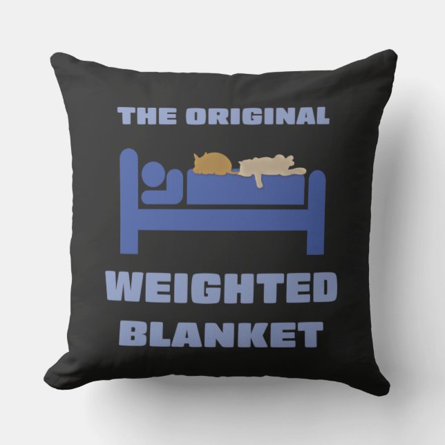 The Original Weighted Blanket Icons Cushion (Front)