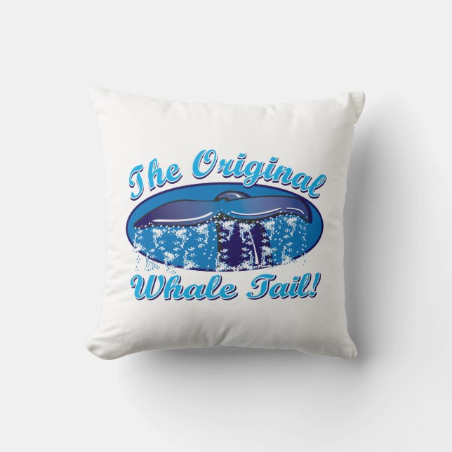 The Original Whale Tail Cushion (Front)