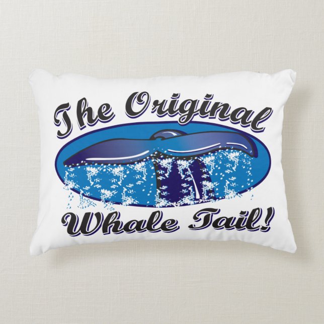 The-Original-Whale-Tail Decorative Cushion (Front)