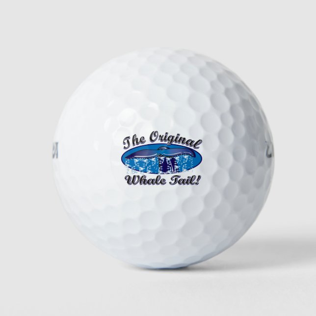 The-Original-Whale-Tail Golf Balls (Front)