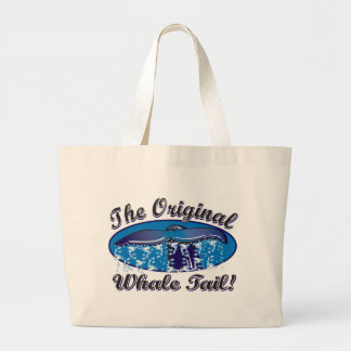 The-Original-Whale-Tail Large Tote Bag