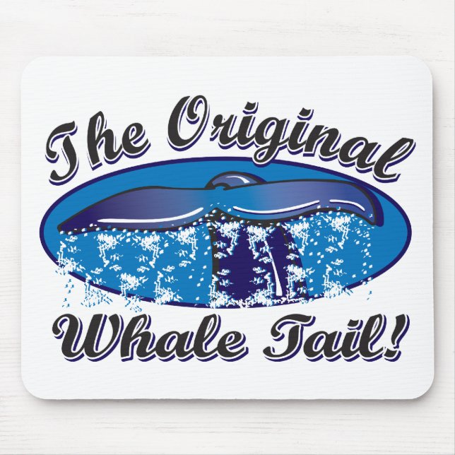 The-Original-Whale-Tail Mouse Mat (Front)