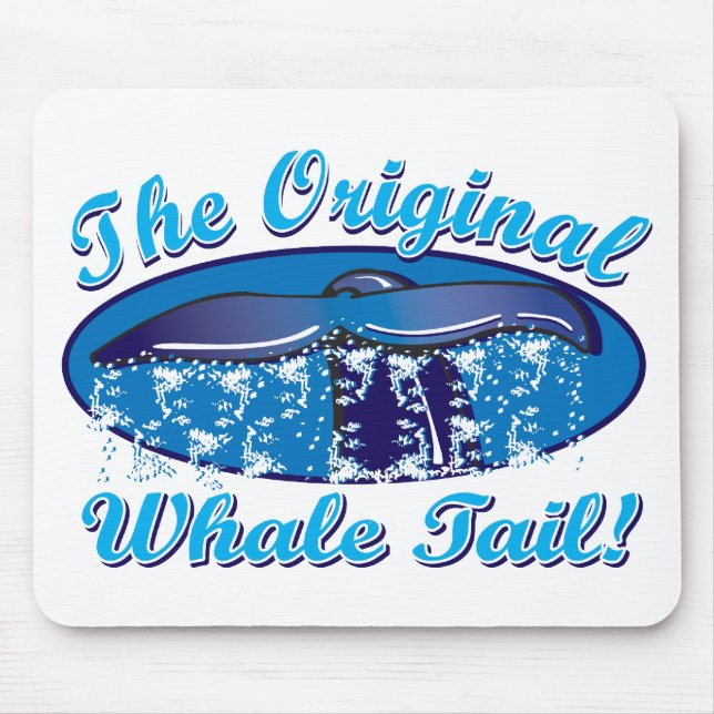 The Original Whale Tail Mouse Mat (Front)