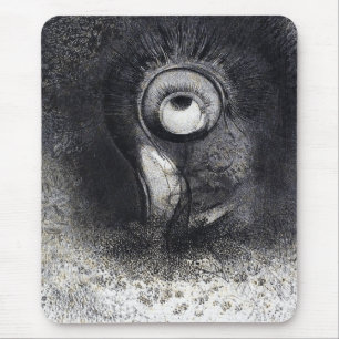 The Origins drawing by Odilon Redon Mouse Mat