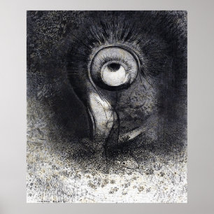 The Origins drawing by Odilon Redon Poster