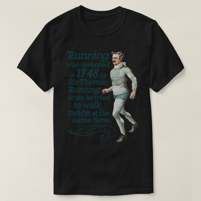 The Origins of Running T-Shirt (Design Front)