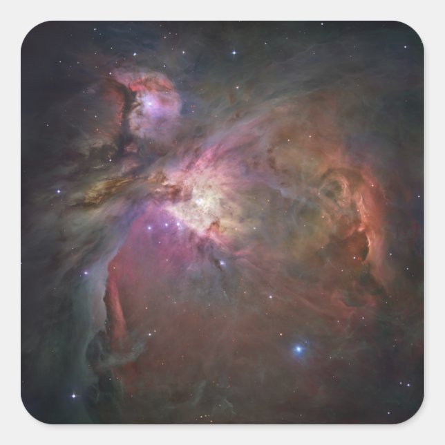 The Orion Nebula 2 Square Sticker (Front)