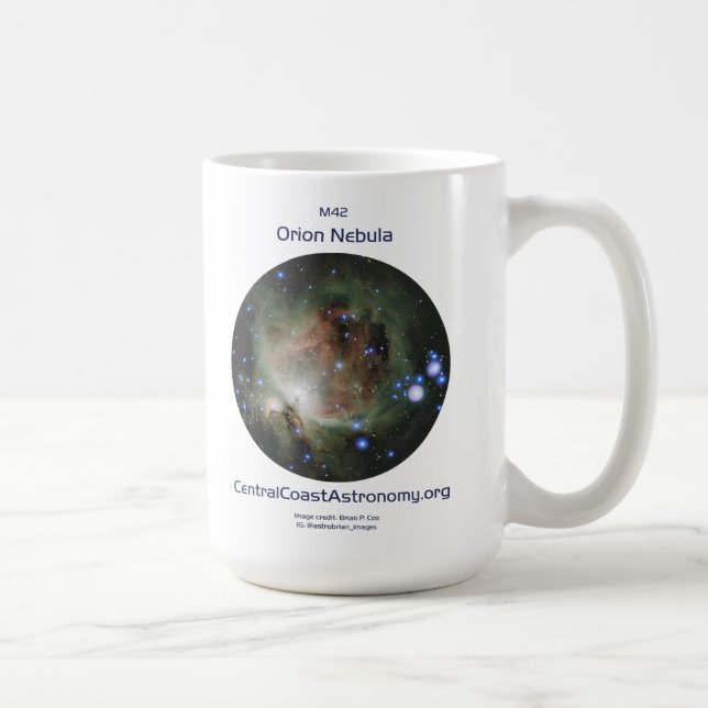 The Orion Nebula by Brian P. Cox - 15oz Mug (Right)