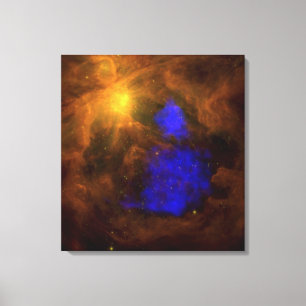 The Orion nebula in the infrared Canvas Print