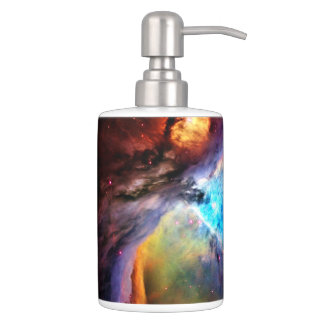 The Orion Nebula Soap Dispenser And Toothbrush Holder