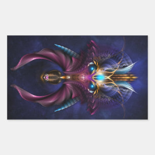 The Orkolon Starfield Rectangular Sticker