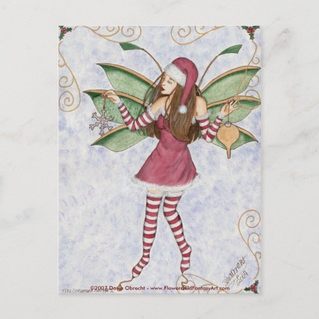 The Ornament Hanger I by Dawn Obrecht, ©2007 Da... Postcard (Front)