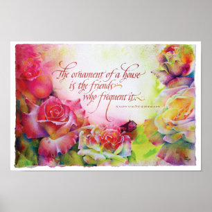 The Ornament of a House, Print, 17 x 11.5 Poster