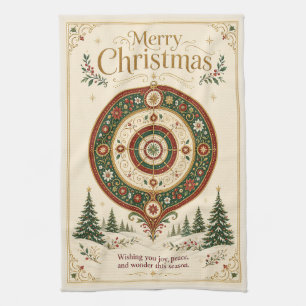 The Ornament of Winter Wonder Tea Towel