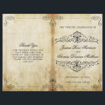The Ornate Flourish Vintage Wedding Collection<br><div class="desc">The Ornate Flourish Vintage Wedding Collection - Bi-fold Program Templates.</div>