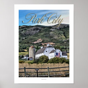 The Osguthorpe Barn by Leslie Harlow Poster